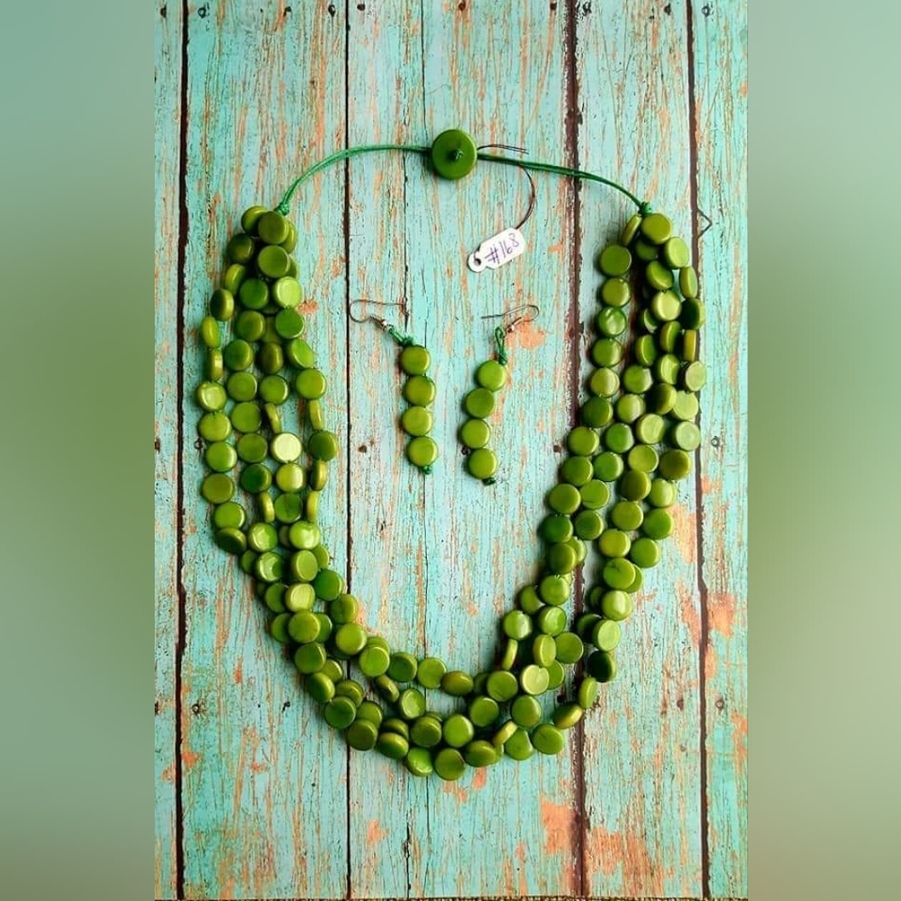 Tagua necklace set